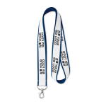 Lanyard aus Satin mit farblicher Unterschicht bedrucken Ansicht mit Druckbereich