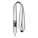 Lanyard mit farblicher Unterschicht und abnehmbarer Schnalle farbe schwarz