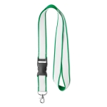 Lanyard mit farblicher Unterschicht und abnehmbarer Schnalle farbe grün