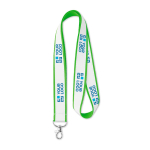 Lanyard mit farblicher Unterschicht für Sublimationsdruck Ansicht mit Druckbereich