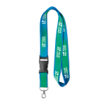 Lanyard mit Satinschicht für Sublimationsdruck, Expressversand Ansicht mit Druckbereich