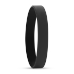 Günstiges Silikonarmband mit bis zu 4 Farben bedrucken, 12 mm farbe schwarz