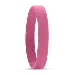 Günstiges Silikonarmband mit bis zu 4 Farben bedrucken, 12 mm farbe rosa