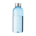 Leichte Tritantrinkflasche als langlebiges Geschenk, BPA-frei, 600 ml farbe blau-transparent zweite Vorderansicht