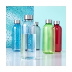 Leichte Tritantrinkflasche als langlebiges Geschenk, BPA-frei, 600 ml farbe grün-transparent Lifestyle-Bild