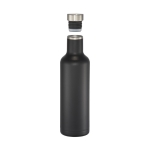 Elegante Termo Trinkflasche als Werbeartikel, 750 ml farbe schwarz zweite Ansicht