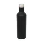 Elegante Termo Trinkflasche als Werbeartikel, 750 ml farbe schwarz dritte Ansicht