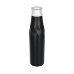 Thermostahlflasche mit originellem Design und Thermofunktion, 650ml farbe schwarz dritte Ansicht