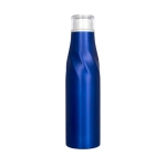 Thermostahlflasche mit originellem Design und Thermofunktion, 650ml farbe blau zweite Vorderansicht