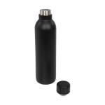 Einfarbige Thermoflasche mit Logo bedrucken, 510 ml farbe schwarz