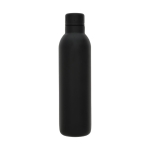 Einfarbige Thermoflasche mit Logo bedrucken, 510 ml farbe schwarz dritte Ansicht