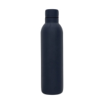 Einfarbige Thermoflasche mit Logo bedrucken, 510 ml farbe blau dritte Ansicht