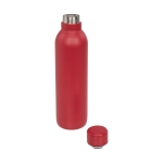 Einfarbige Thermoflasche mit Logo bedrucken, 510 ml farbe rot