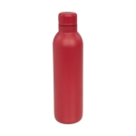 Einfarbige Thermoflasche mit Logo bedrucken, 510 ml farbe rot zweite Ansicht