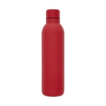 Einfarbige Thermoflasche mit Logo bedrucken, 510 ml farbe rot dritte Ansicht