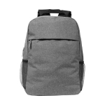 Design-Rucksack aus Polyester 600D für Laptop bedrucken, 15,6'' farbe grau zweite Ansicht mit Transferdruck