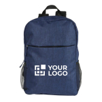 Design-Rucksack aus Polyester 600D für Laptop bedrucken, 15,6'' Ansicht mit Druckbereich