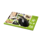 Mousepad mit Schaumstoffunterlage und großer Druckfläche für Logo farbe weiß zweite Vorderansicht