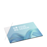 Mousepad mit Schaumstoffunterlage und großer Druckfläche für Logo Ansicht mit Druckbereich