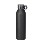 Auslaufsichere Flasche im matten Design, 650 ml farbe schwarz