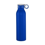 Auslaufsichere Flasche im matten Design, 650 ml farbe blau