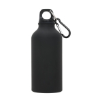 Originelle Aluminium-Werbeflasche in matten Farben, 400 ml farbe schwarz