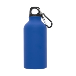 Originelle Aluminium-Werbeflasche in matten Farben, 400 ml farbe blau