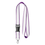 Glänzender Lanyard mit Satinschicht für Sublimierung, Expressversand farbe violett