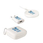 Ladeset mit induktiver Ladestation, Ladekabel USB-A zu Mikro-B Ansicht mit Druckbereich