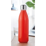 Farbige Glasflasche mit Stahldeckel, 650 ml farbe orange Stimmungsbild