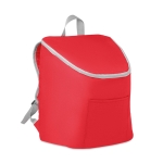 Kühltasche aus Poly-Canvas in Rucksack umwandelbar als Werbemittel farbe rot