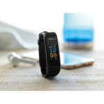 Wireless Fitnessarmband mit Logo bedrucken mit Bluetooth 4.0 farbe schwarz Stimmungsbild Hauptansicht