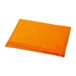 Faltbare Einkaufstasche aus 190T-Polyester bedrucken farbe orange vierte Ansicht