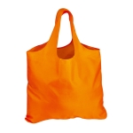 Faltbare Einkaufstasche aus 190T-Polyester bedrucken farbe orange