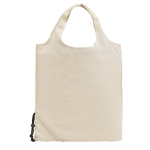 Faltbare bedruckbare Baumwolltasche, 105 g/m2 Strawberry Cotton farbe beige zweite Ansicht