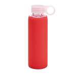 Sportflasche mit Schraubverschluss aus PP, 380 ml farbe rot