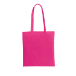 Farbige Baumwolltaschen mit langen Henkeln, 105 g/m2 farbe rosa