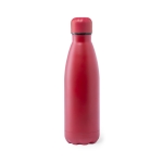 Bedruckbare Edelstahlflasche im matten Finish in vielen Farben, 790 ml farbe rot erste Ansicht