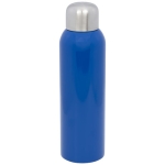 Großvolumige schlanke Trinkflasche mit Schraubdeckel, 820 ml farbe blau