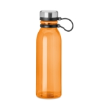 Große Flasche aus recycelten Materialien für Nachhaltigkeit, 780 ml farbe orange-transparent