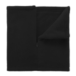 Bedruckbarer Halswärmer aus Polar-Fleece mit Reißverschluss, 200 gr/m2 farbe schwarz