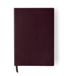 Bedruckbares Notizbuch mit Soft-Cover und linierten Seiten, A5 farbe bordeaux erste Ansicht