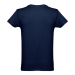 Günstiges T-Shirts aus kardierter Baumwolle, 150 g/m2, THC Luanda farbe blau