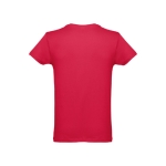 Günstiges T-Shirts aus kardierter Baumwolle, 150 g/m2, THC Luanda farbe rot dritte Ansicht