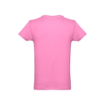 Günstiges T-Shirts aus kardierter Baumwolle, 150 g/m2, THC Luanda farbe rosa dritte Ansicht