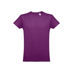 Günstiges T-Shirts aus kardierter Baumwolle, 150 g/m2, THC Luanda farbe violett zweite Ansicht