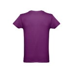 Günstiges T-Shirts aus kardierter Baumwolle, 150 g/m2, THC Luanda farbe violett dritte Ansicht