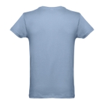 Günstiges T-Shirts aus kardierter Baumwolle, 150 g/m2, THC Luanda farbe hellblau