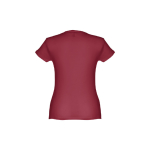 Günstiges tailliertes Damen-T-Shirt aus Baumwolle, 150 g/m2, THC Sofia farbe bordeaux dritte Ansicht