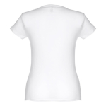 Günstiges tailliertes Damen-T-Shirt aus Baumwolle, 150 g/m2, THC Sofia farbe weiß